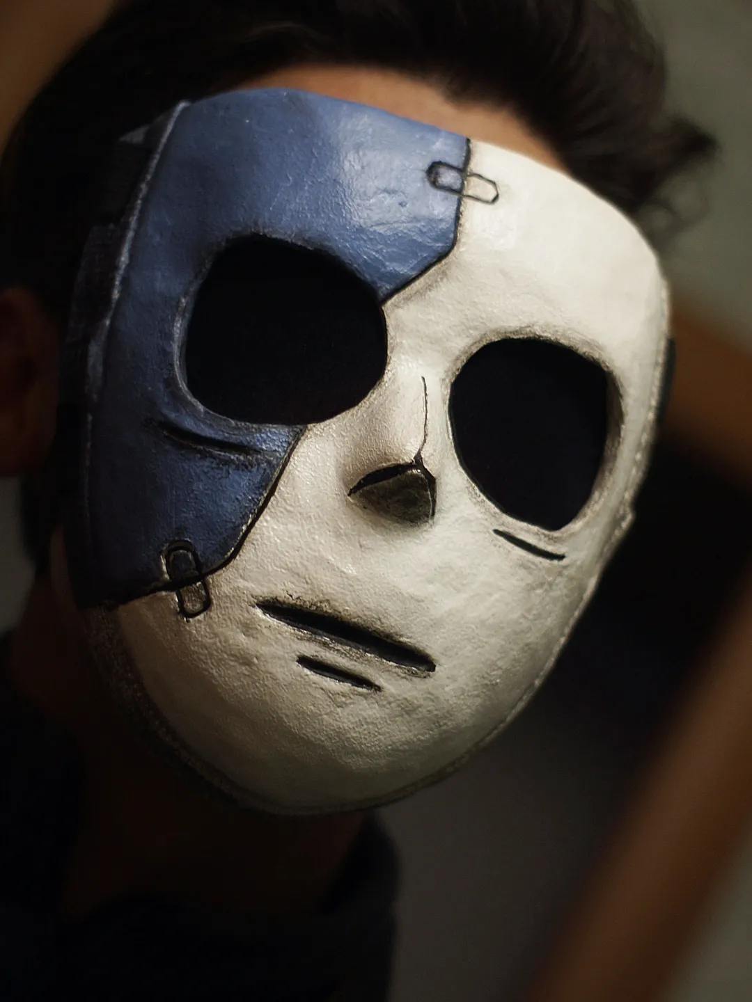 Sally Face cosplay mask Game mask Halloween Horror mask High Quality Resin mask