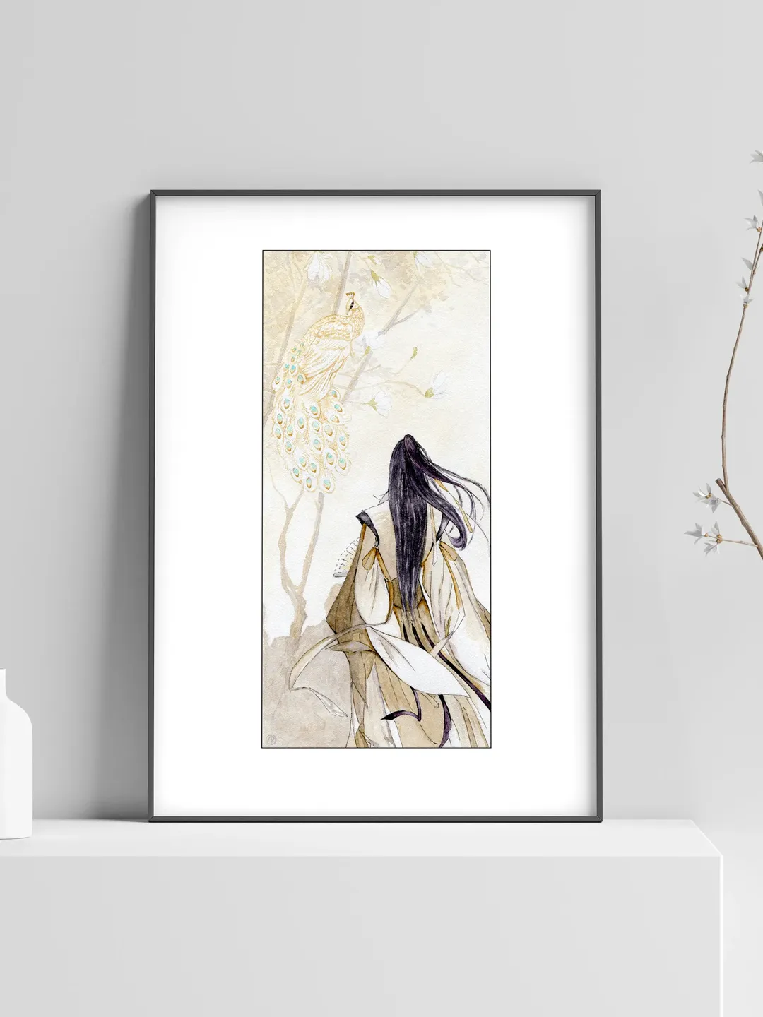 Art Print Secret Counsel inspired by Mo Dao Zu Shi / A4 / Forget About Regrets / Lan Wangji / Wei Wuxian / Nie Huaisang