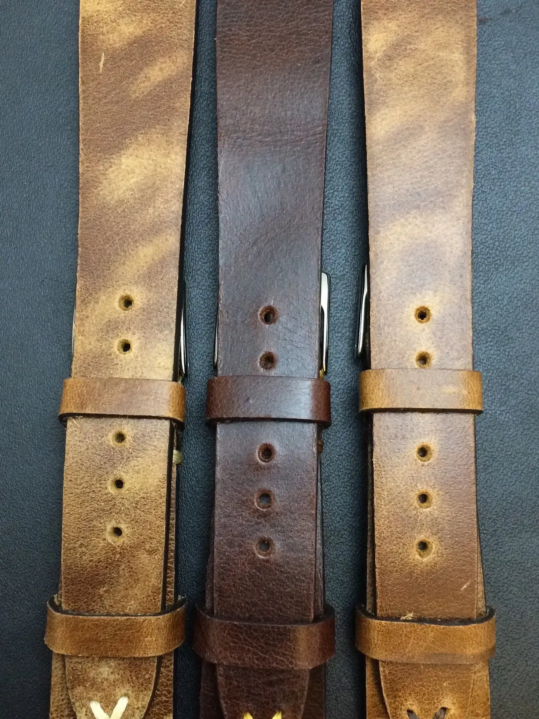 Watch Strap 20mm 19mm 18mm, Brown Leather Watch Strap Band, Valentines Day Gift, Handmade Genuine Leather Mens Wrist watch band