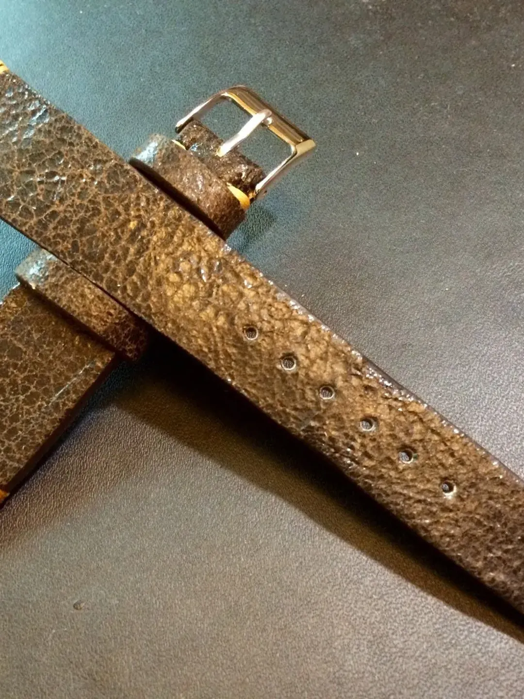 Watch Band, Leather watch strap, Brown watch Strap, Cracked pattern, Strap Replacement, 20mm watch band, watch band for , FREE SHIPPING