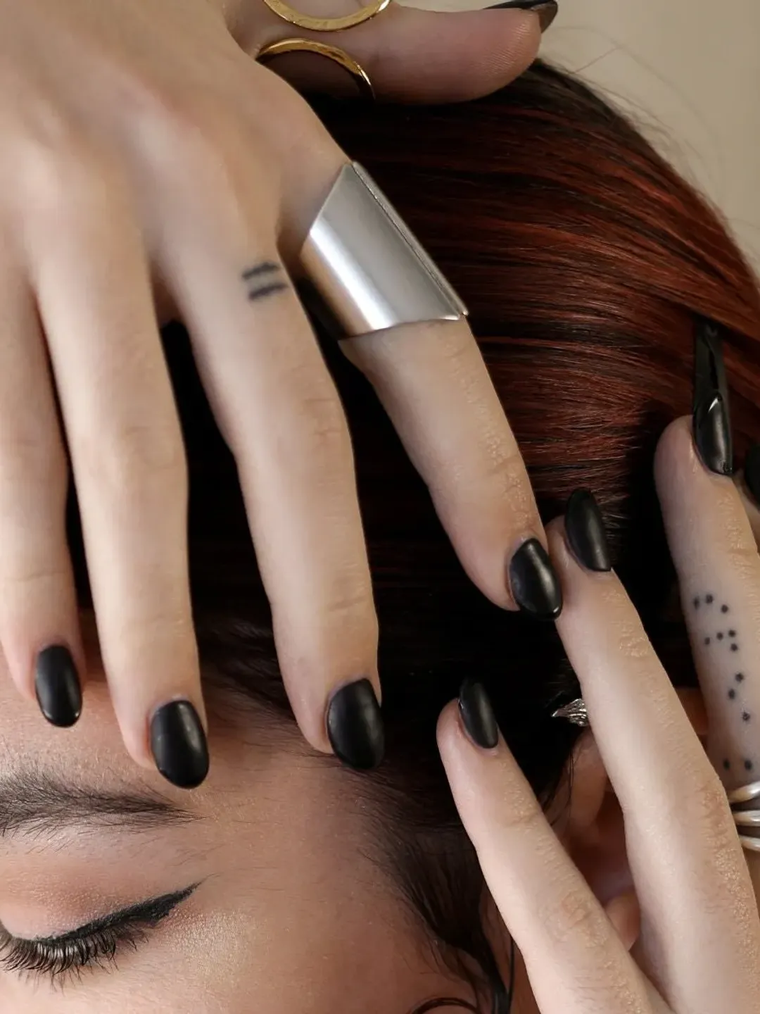 Silver CHUNKY THICK BAND Ring, Women Bohemian Jewelry, Retro Extra Wide Long Statement Wrap Ring, Stacking Modern Contemporary Gifts for Her