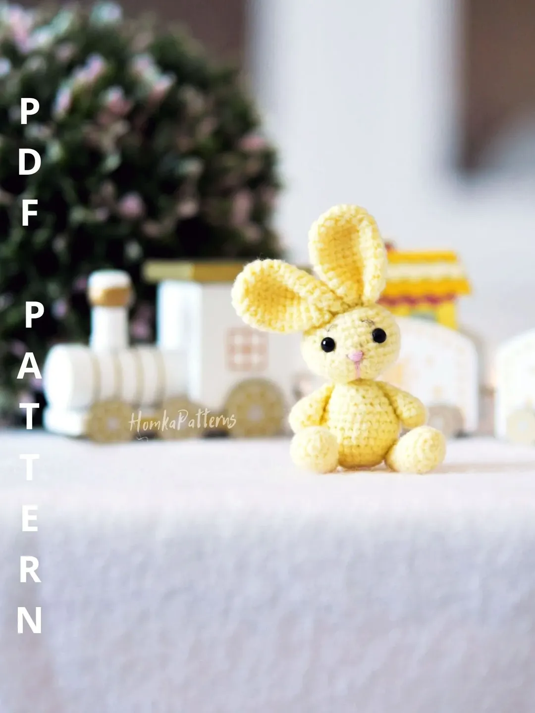 Amigurumi bunny, plush bunny pattern, crochet pdf pattern