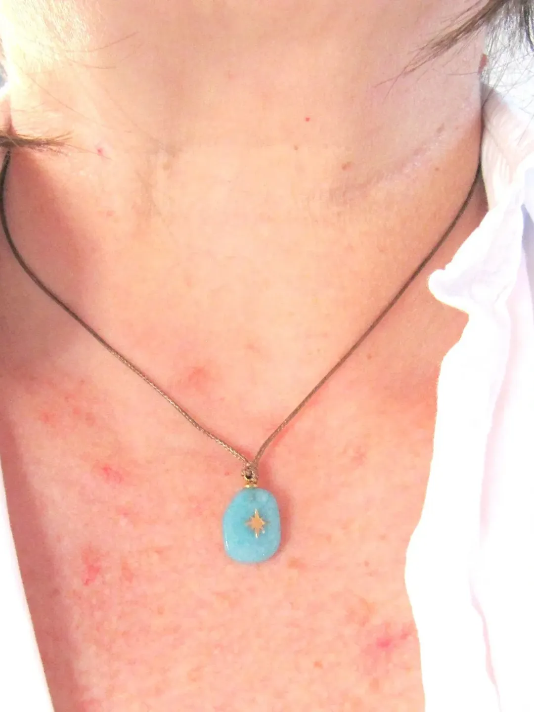 Necklace quartz Pendant in Boho & Chic, Gift for Women, Adjustable Necklace, Gemstone, Natural Stone Necklace, Christmas gift women