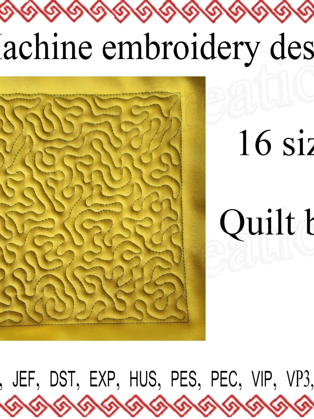 Quilt block embroidery designs quilt by the block square trapunto Machine embroidery designs Quilting stippling embroidery ITH Quilt block.