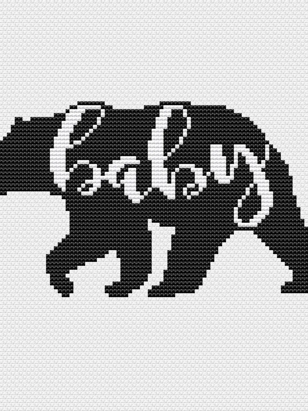 Safari Animal Cross Stitch Pattern PDF - Cheetah Geopardo With Flowers Digital Download