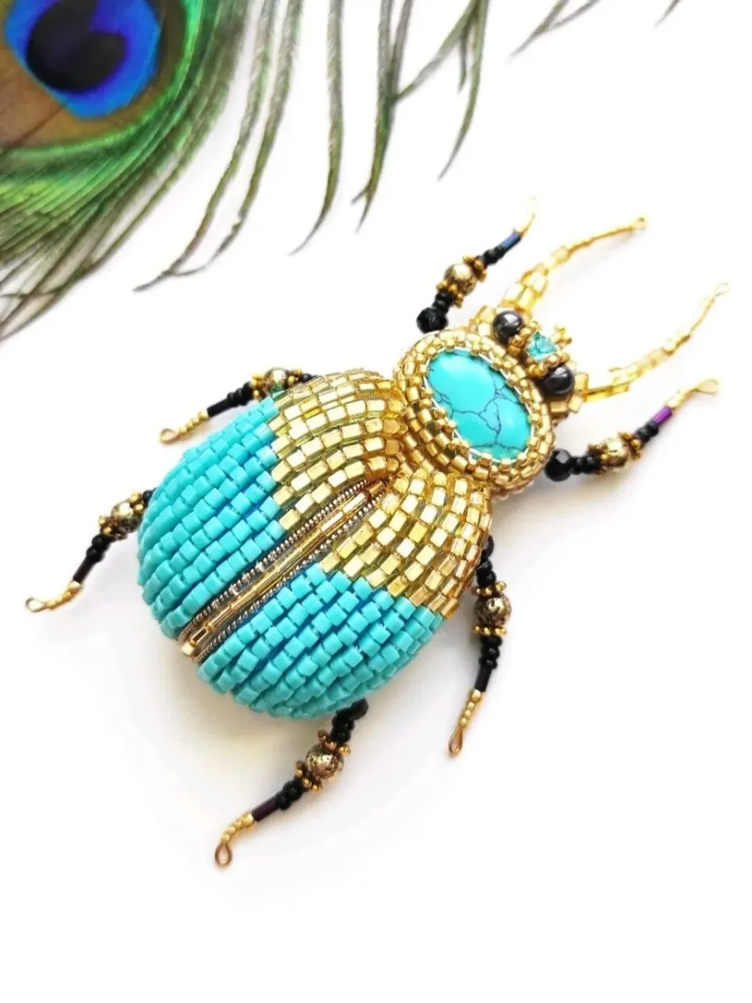 Beaded insect brooch, insect pin, mooth brooch, butterfly brooch, bug pin, bee brooch, bug brooch, insects, madam toto
