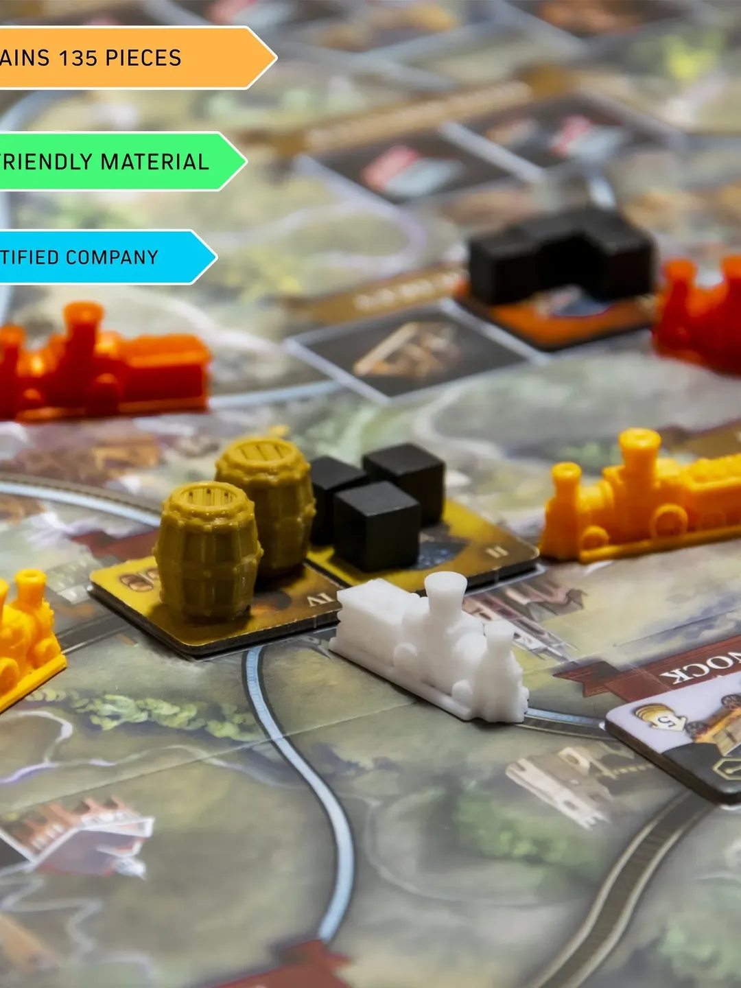 Brass Birmingham Board Game Upgrade (135pcs)