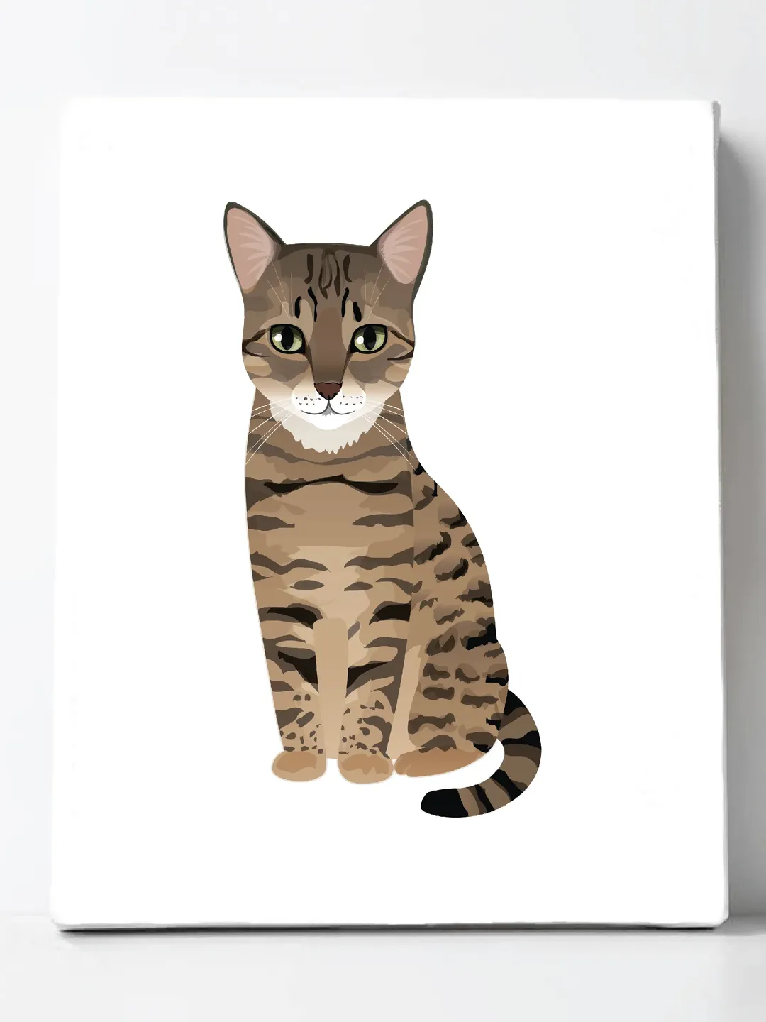 Custom pet Portrait, Christmas portrait, digital illustration