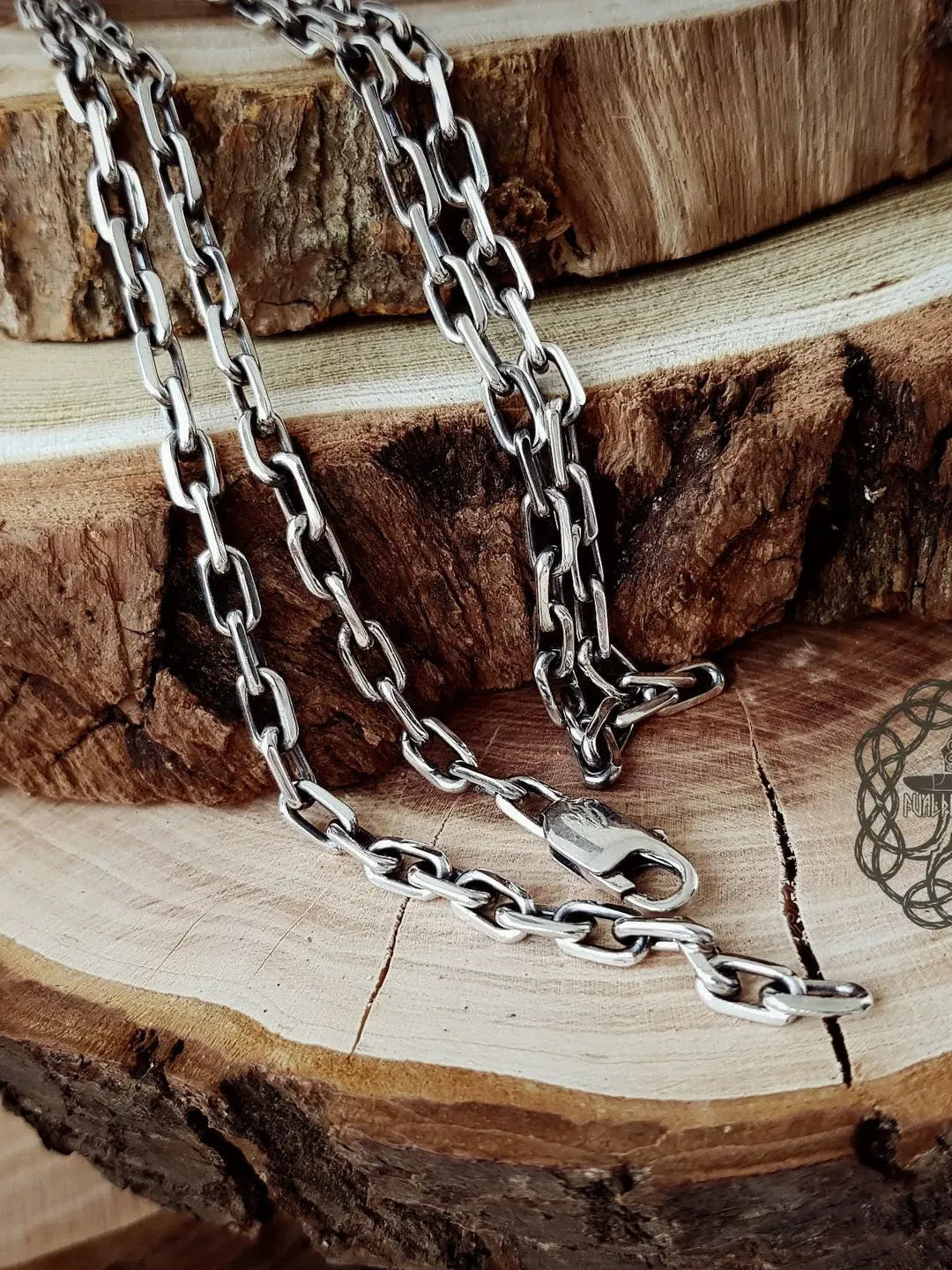 Anchor Chain, Sterling Silver Chain for Pendants, Anchor Silver Chain, Anchor Silver Necklace, Mens Silver Chain