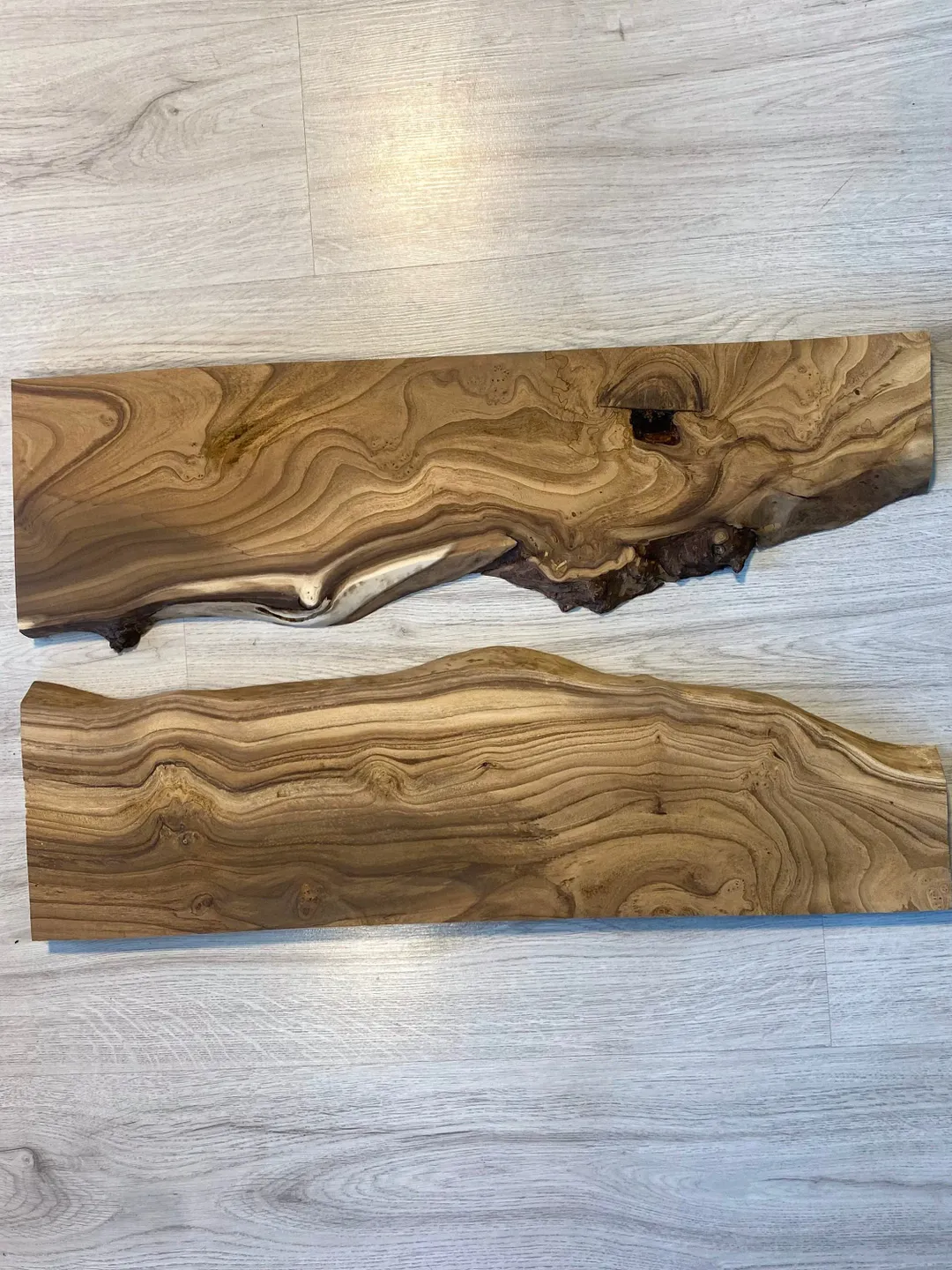 25"Silverberry Wood Blank Slab, Live Edge Wood Slab, Epoxy Resin Wood, Raw Edge Wood