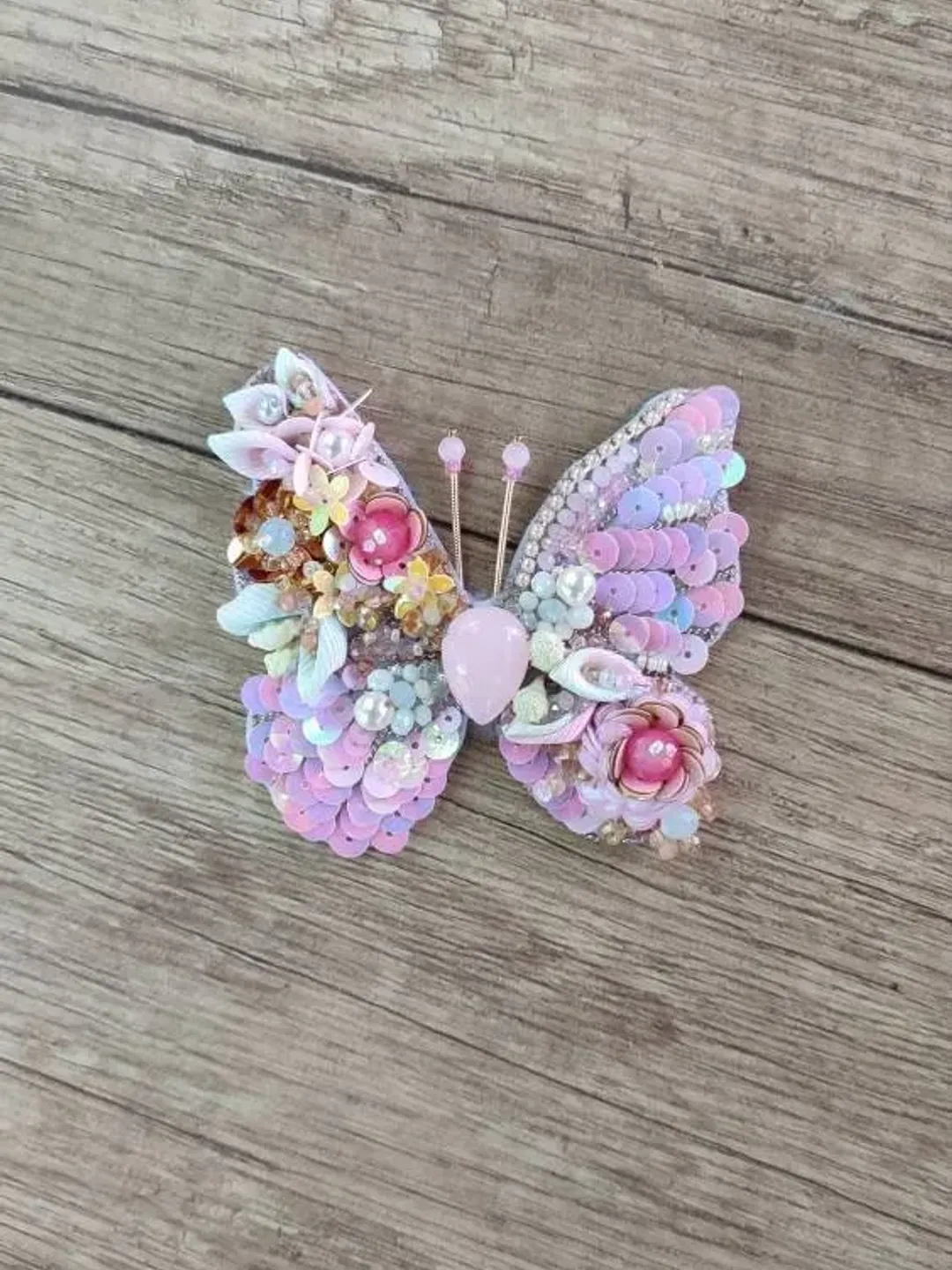 Brooch embroidery Embroidered butterfly brooch, beaded butterfly brooch, custom butterfly brooch, butterfly pins, embroidered accessories
