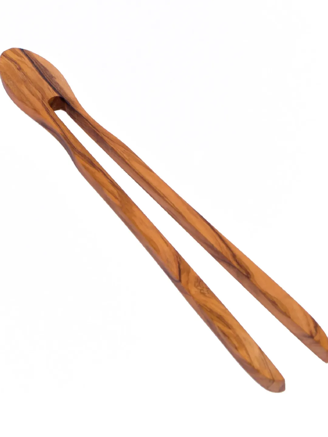 Pince a Toast 25 cm (Tong one piece) made from Olive Wood - Handcrafted - AKwood Toast Tong / Picker - Albanian Quality!