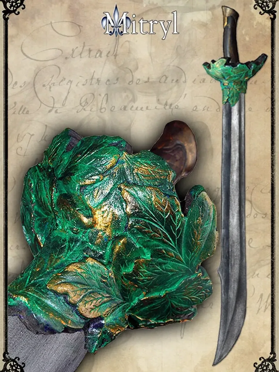 Edhellang (summer) foam LARP sword for live action role playing or cosplay. *TAX INCLUDED*