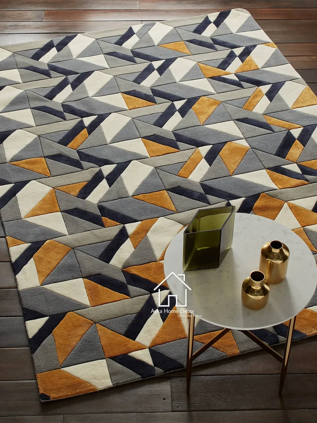 Designer Hand Tufted Wool Area Rug Modern Area Rug Handmade Area Rug Hand Tuft Rugs Morden Rugs Living Room Rugs Bed Vintage Rug / Christmas