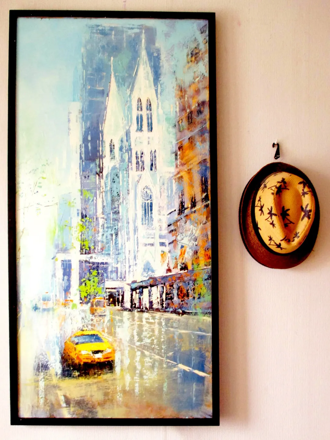 New York Painting, Original Oil Painting on Canvas, Modern Impasto City Painting by "Walperion Paintings"