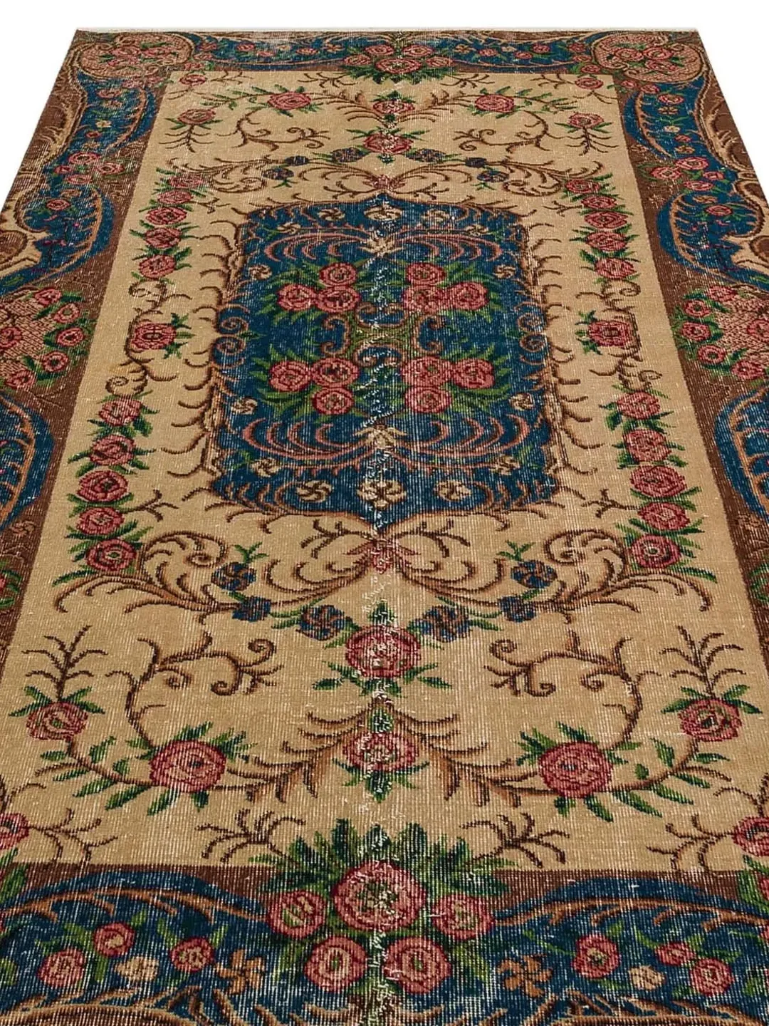 Turkish Rug, Unique Turkish Rug, Boho carpet, Oushak carpet, Home decor,  5x8 ft