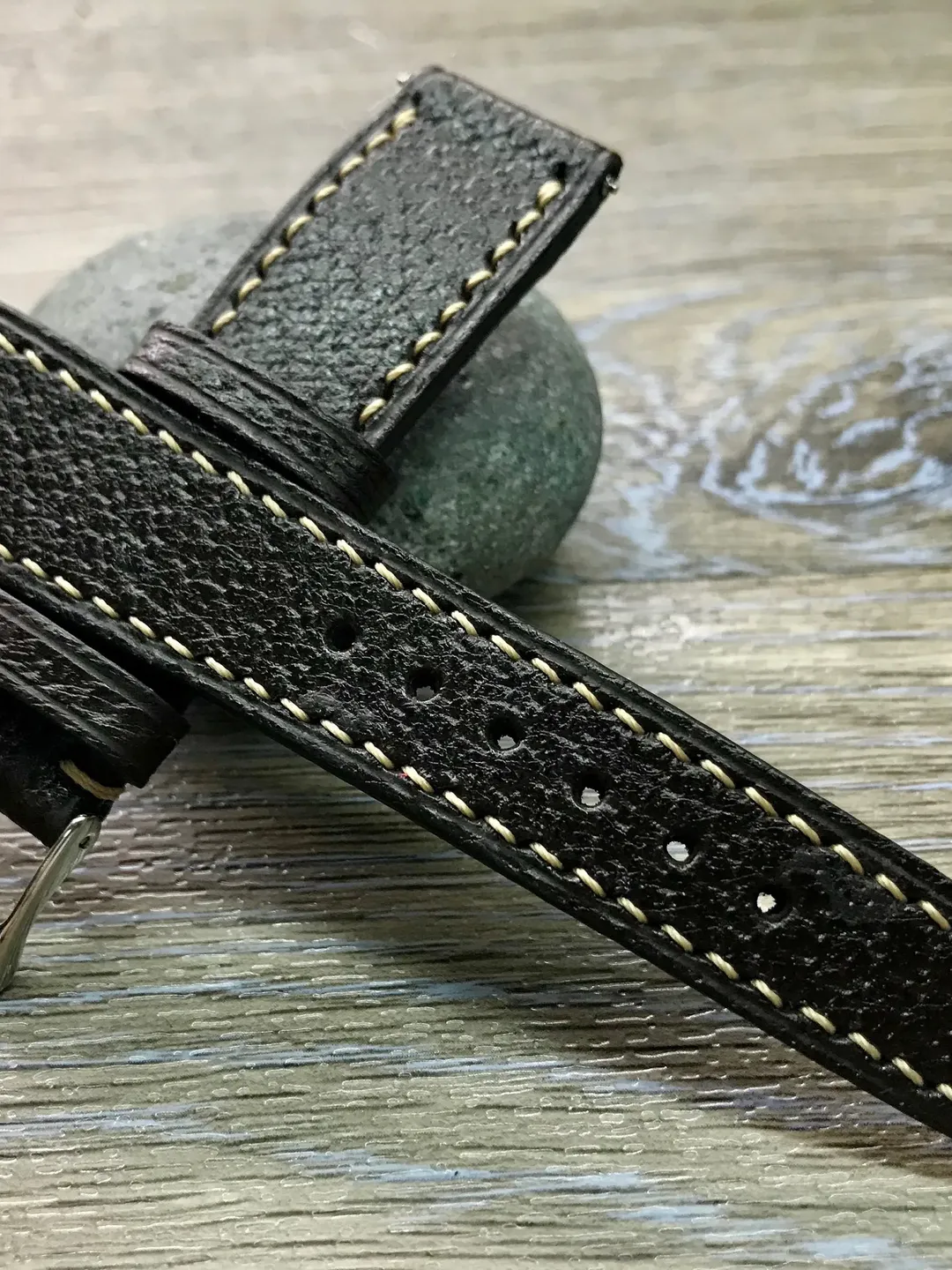 Leather Watch Strap, 20mm, Leather Watch Band 19mm, Distress Brown watch strap, Mens watch wrist band, 18mm, Valentines Day gift for him
