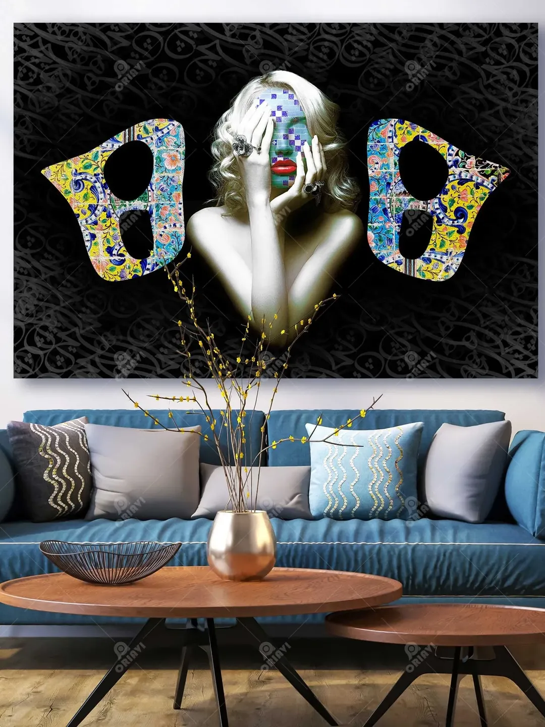 HICH | Persian Wall Art | Persian Calligraphy Wall Art | Traditional Persian Gift | Persian Art