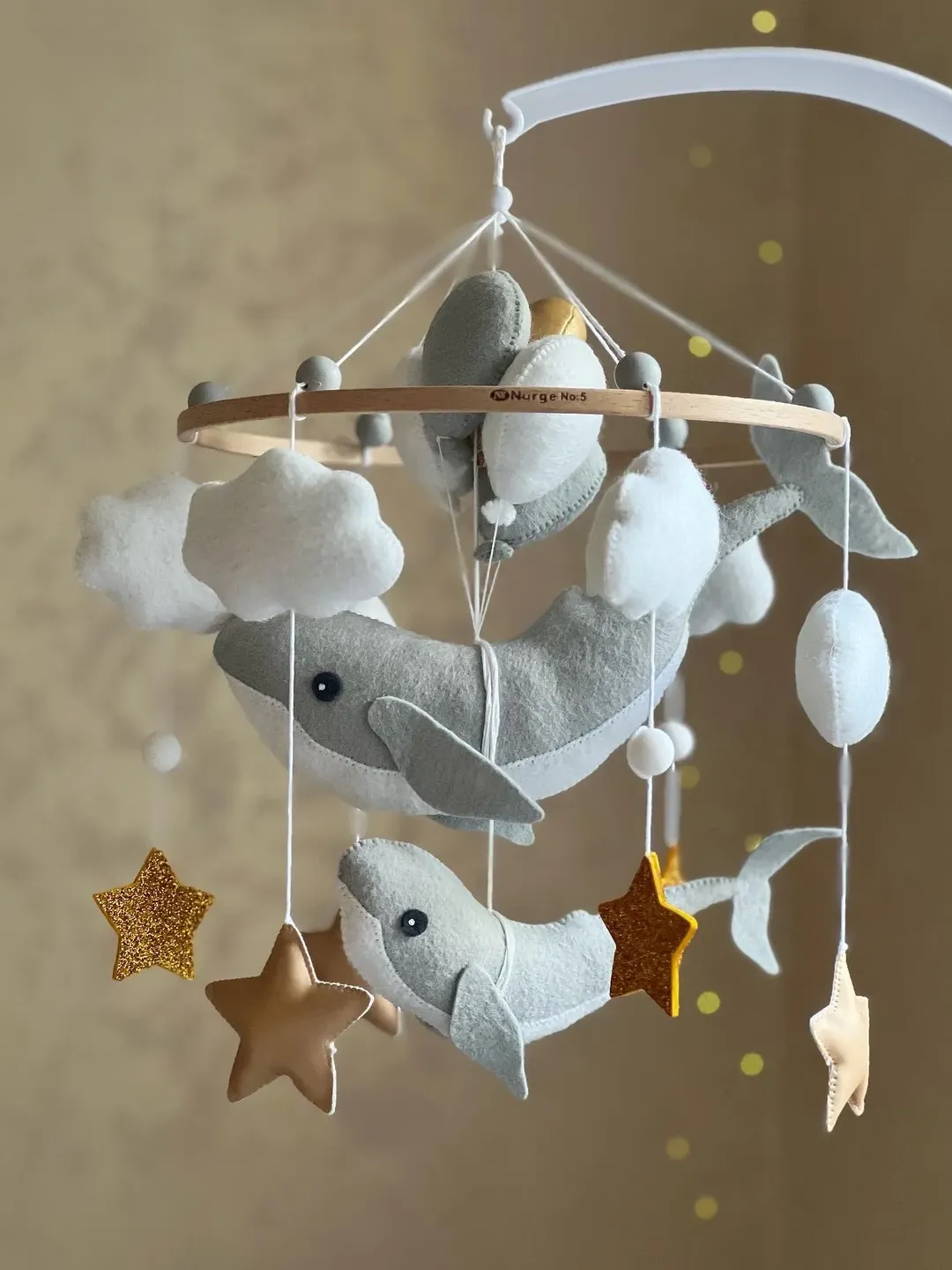 Sea animals mobile whale sharks mobile crib Musical mobile Baby shower gift Baby boy mobile Baby girl mobile