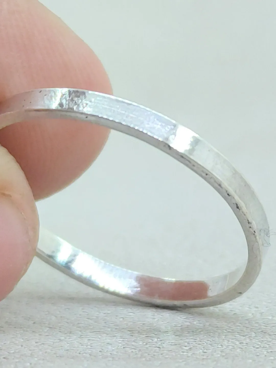 Minimalist Band Ring, Handmade Ring, Thin Band Ring, Sterling Silver Ring, Statement Ring, Chunky Ring, Artisans Ring, Everyday Ring For Her