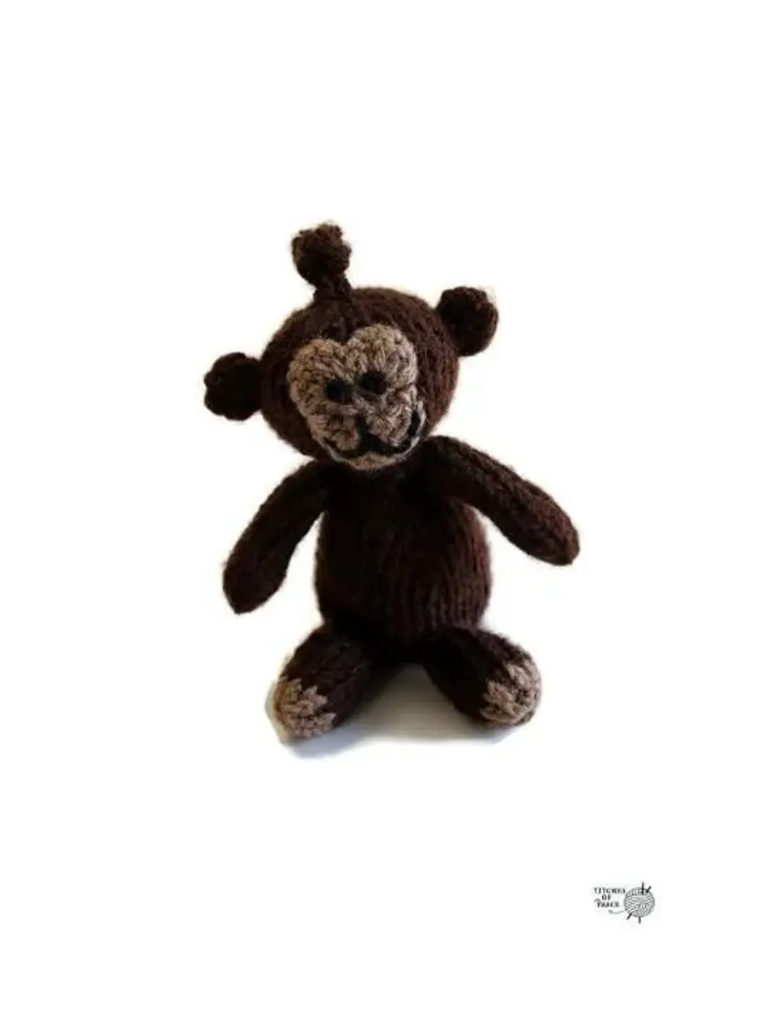 Monkey Plushie, Amigurumi Yarn Monkey, Stuffed Safari Toy for Kids, Animal Dolls for Babies, New Baby Decoration Gift Ideas, Nursery Décor