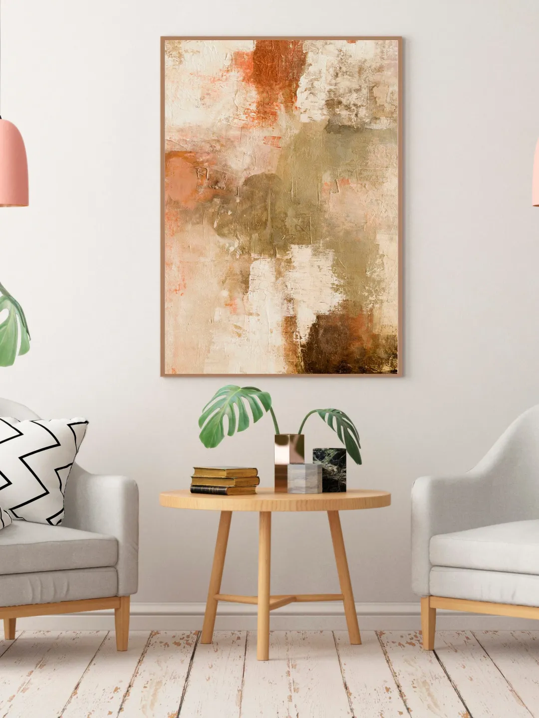 Digital Print,  Warm living room decor, Extra large wall art abstract, Abstract Art, Abstract art print, Art print, Aesthetic room decor