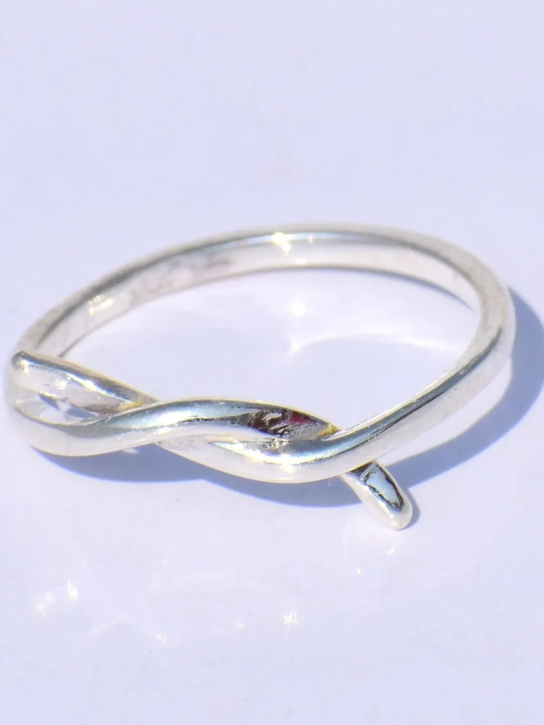 Knot Ring, Silver Rope Ring, Handmade Ring, 925 Sterling Ring, Silver ...