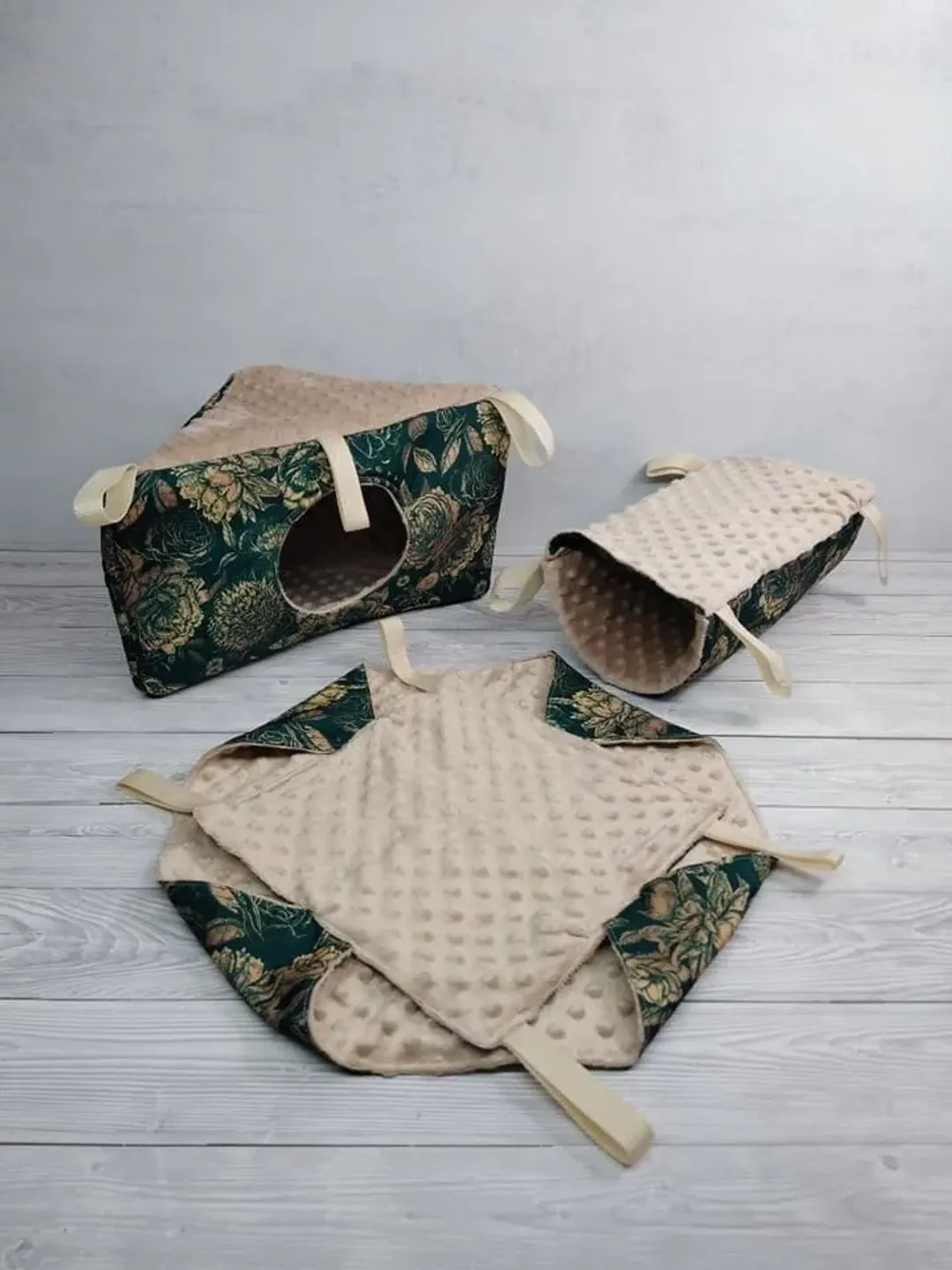 Rat hammock set, chinchilla hammock set, ferret cage accessories, guinea pig hammock set, rat cage accessories, corner rat hammock,