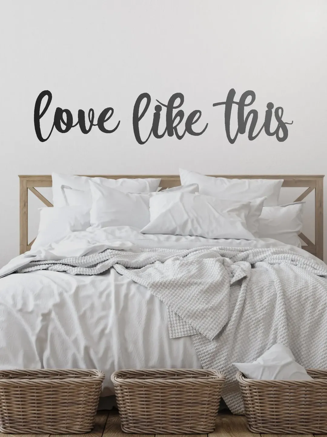 love like this metal word sign, positive word decor, Home Decor, Metal word art, message of love decor