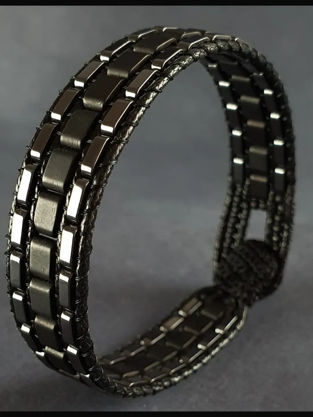 Black Hematite Bracelet, Jewelry For Men, Gift for boyfriend, Classy Accessorize, Corporate Gifts, Anniversary Gift, Christmas Gift for Men