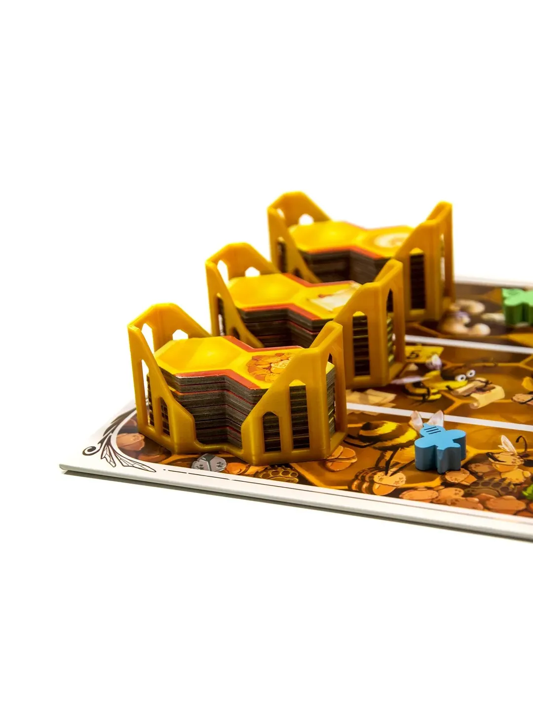 Honey Buzz Compatible Tile Holders Case Insert - 6pc - Board Game Accessories