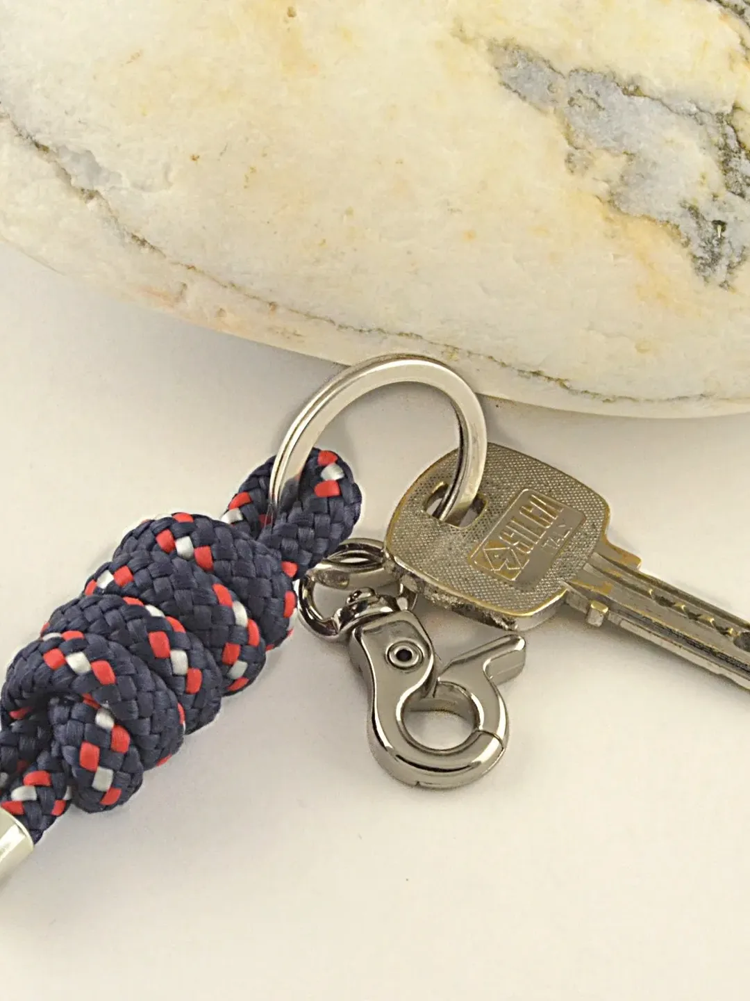 Personalized Rope Keychain Paracord - Sailor Gift Nautic Knot - Custom ...