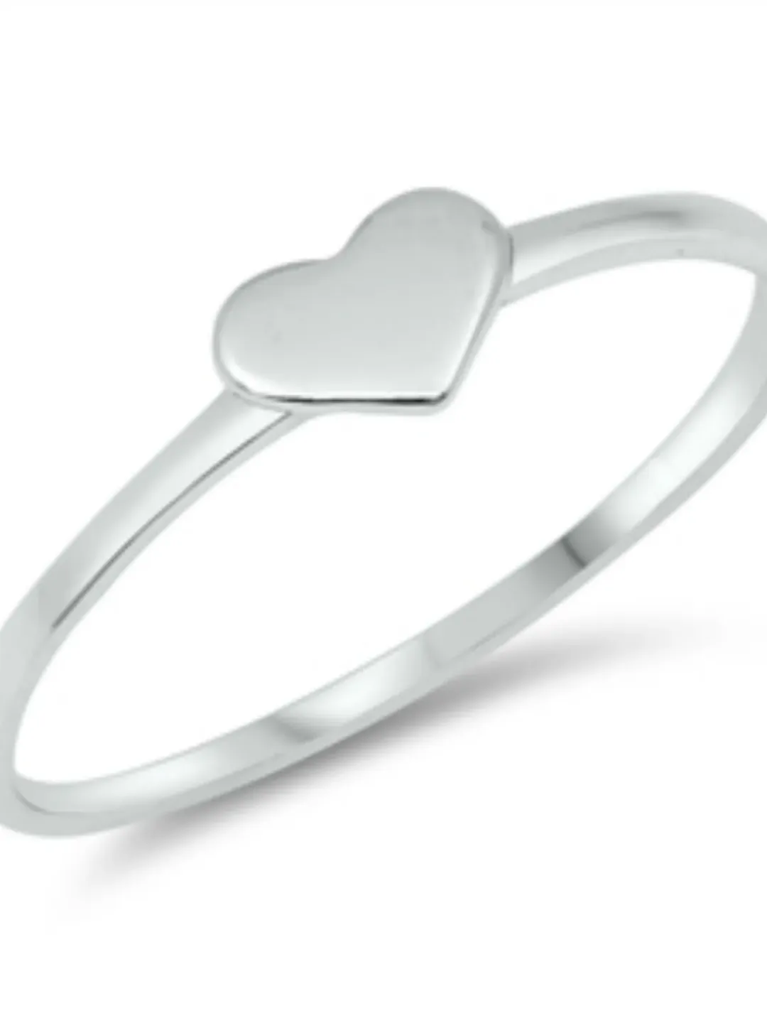 Heart toe ring · Toe Ring · Sterling Silver Toe Ring · Sterling Silver Heart toe ring · Finger Ring · Pinky Ring · Midi Minimalist Ring