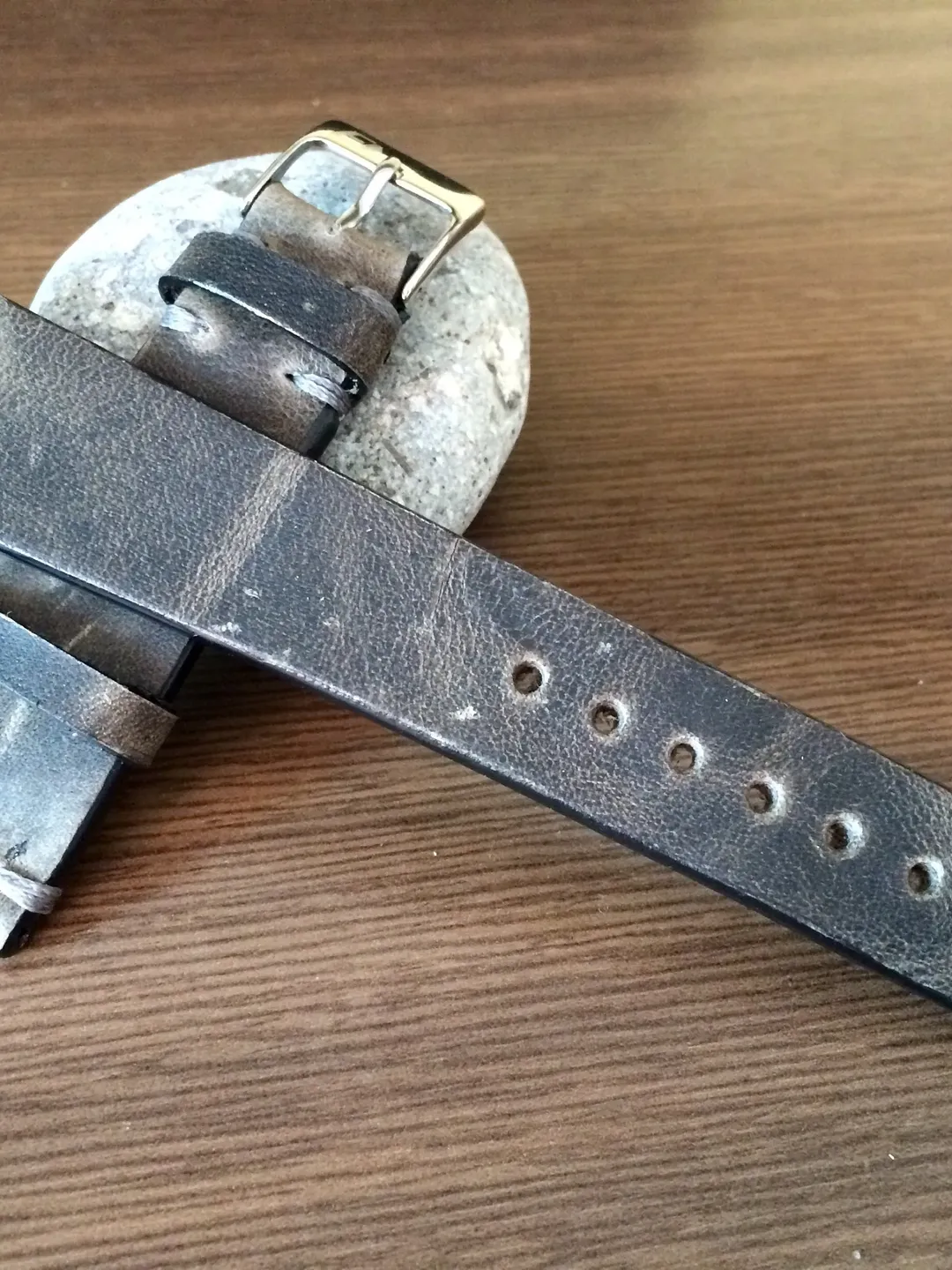 leather Watch straps, leather watch bands 19mm, Leather Watch band, 20mm Gray Watch Strap, Leather Craved Mens Wrist watch Strap, Gift Idea