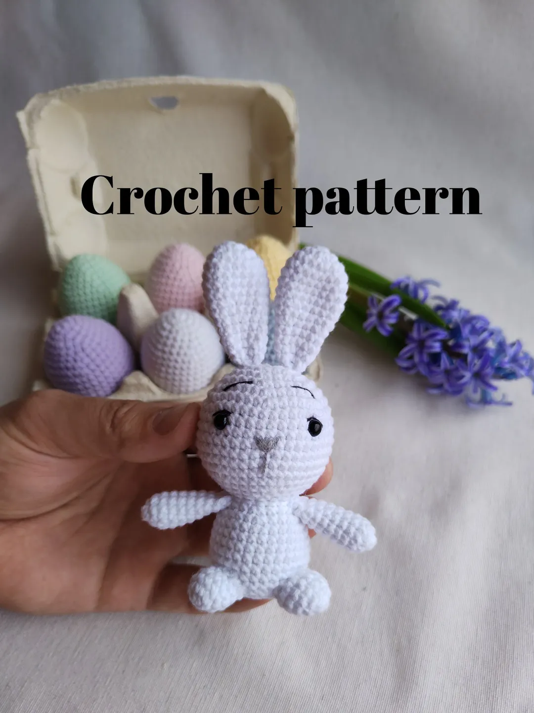 Crochet Easter Bunny pattern, crochet Bunny, crochet animals pattern, amigurumi Bunny