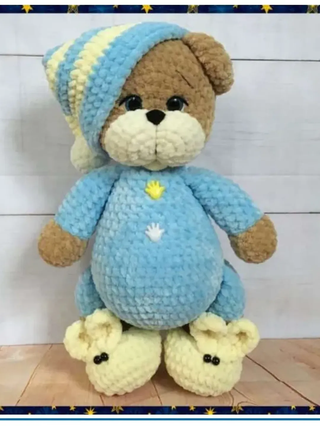 Crochet pattern teddy bear, amigurumi bear, sweet bear, crochet bear toy, plush teddy bear