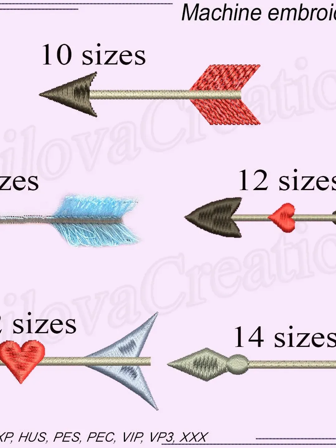 Arrow embroidery design, Sale embroidery designs, Arrow embroidery, Mini Arrow embroidery, Set Embroidery Files, arrowhead embroidery design