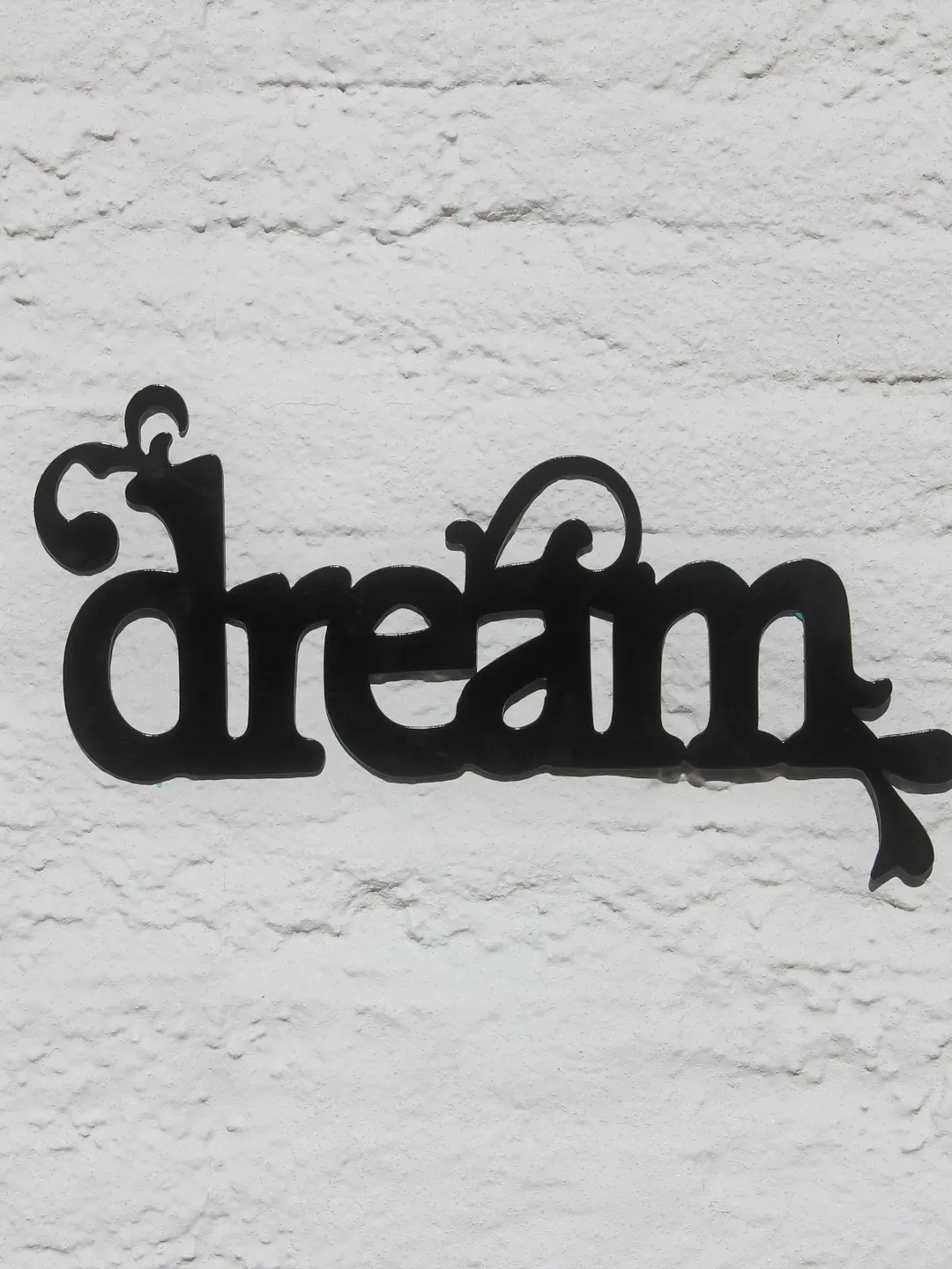Dream Metal Wall Decor, dream fancy wall hanging, Nursery Word Art Sign