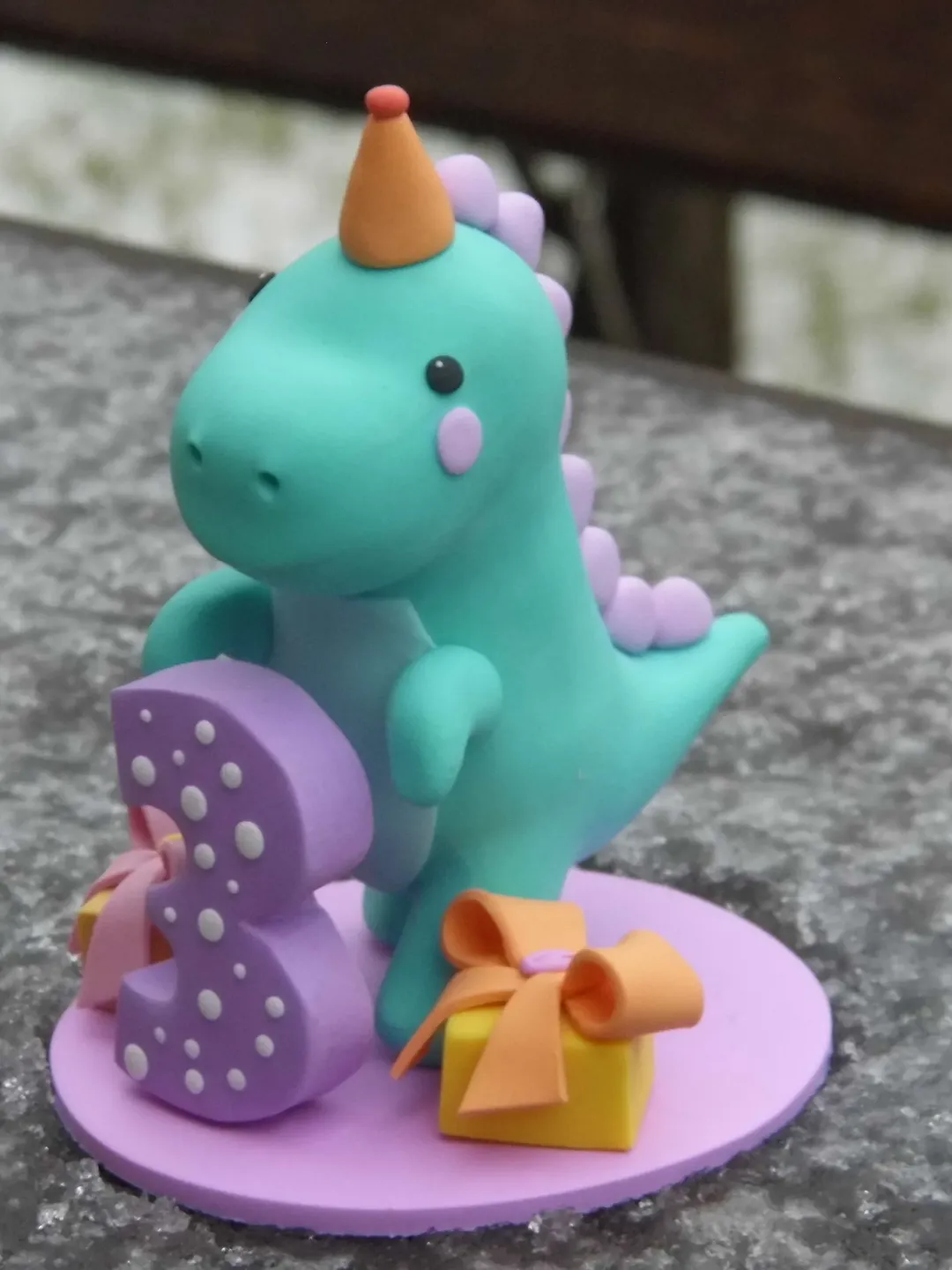 Tyrannosaurus cake topper, Dinosaur birthday theme party, Dinosaur cake topper, Dinosaur figurine, Cake figurine, Personalized cake topper