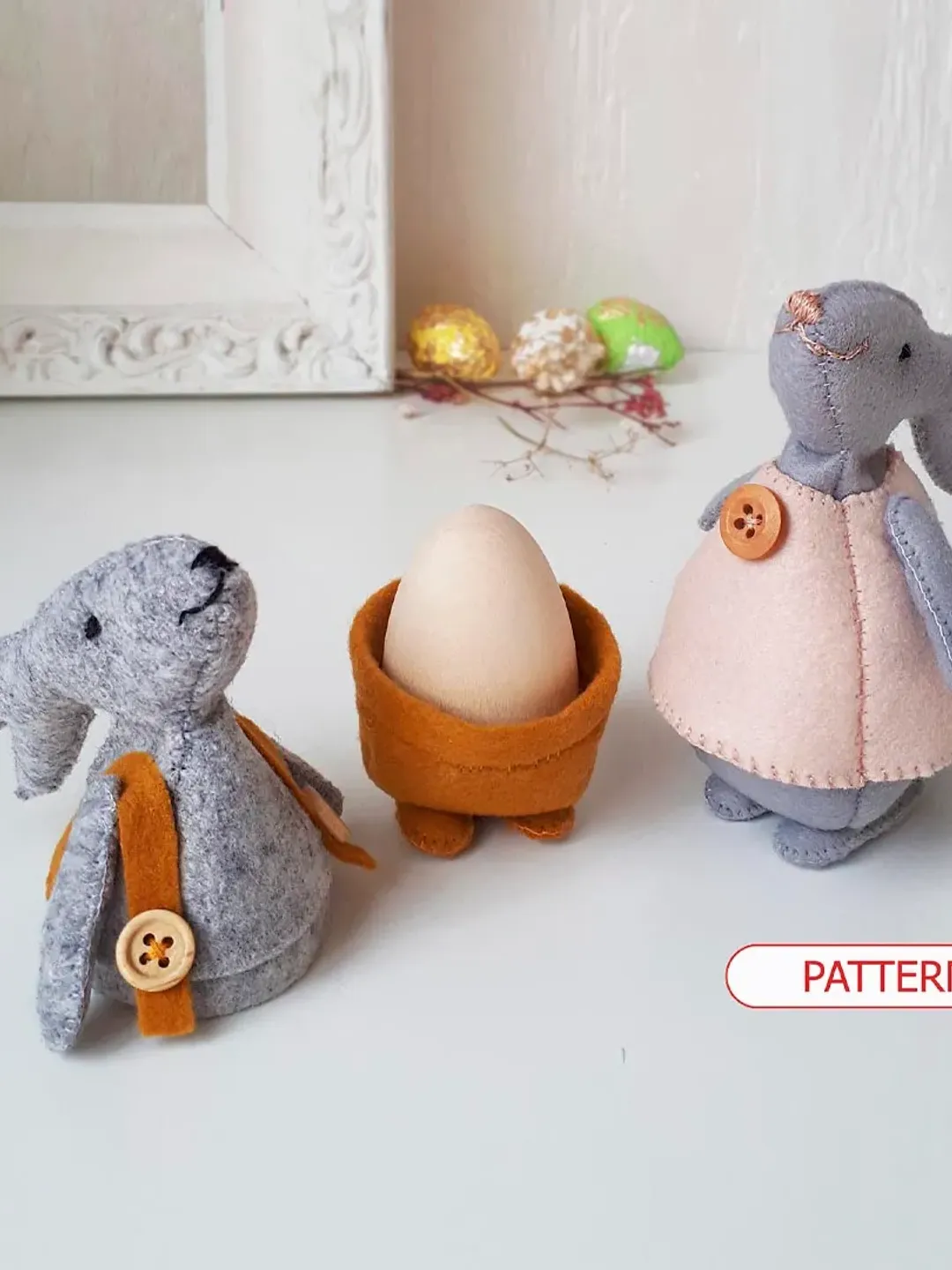 Bunny rabbit with carrot toy sewing pattern , Easter Decor for Tiered ...