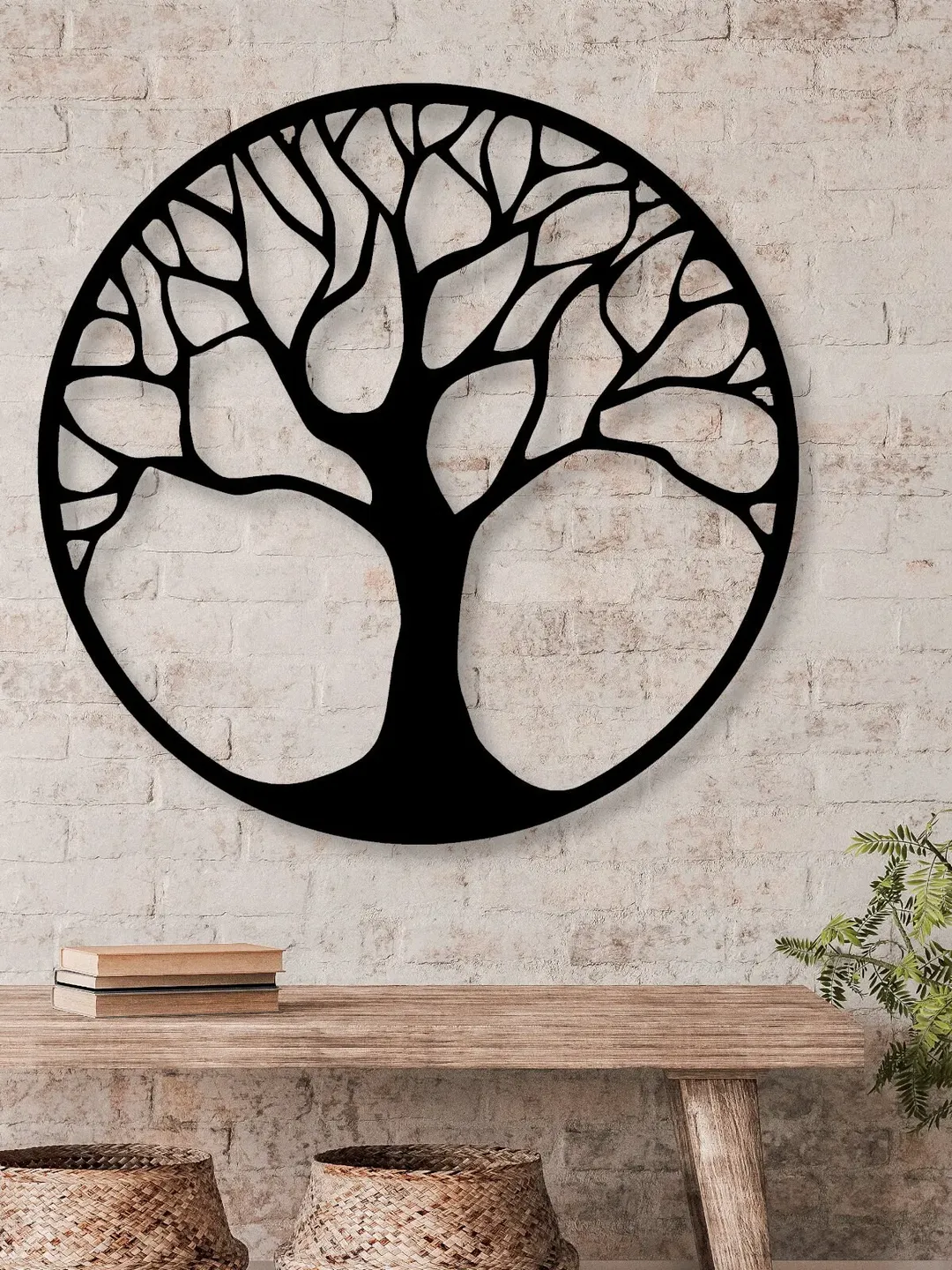 Tree Wall Art, Garden Decor, Gardening Gift, Metal Leafless Tree Sign, Fall Tree door decor, fall tree wall art