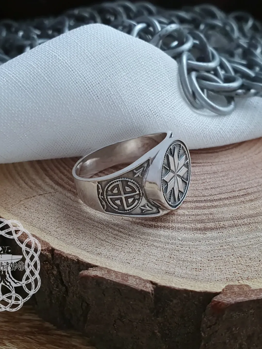 Slavic Rings Alatyr Ring Sterling Silver Ring, Slavic Ring, Slavic Protection Ring ...