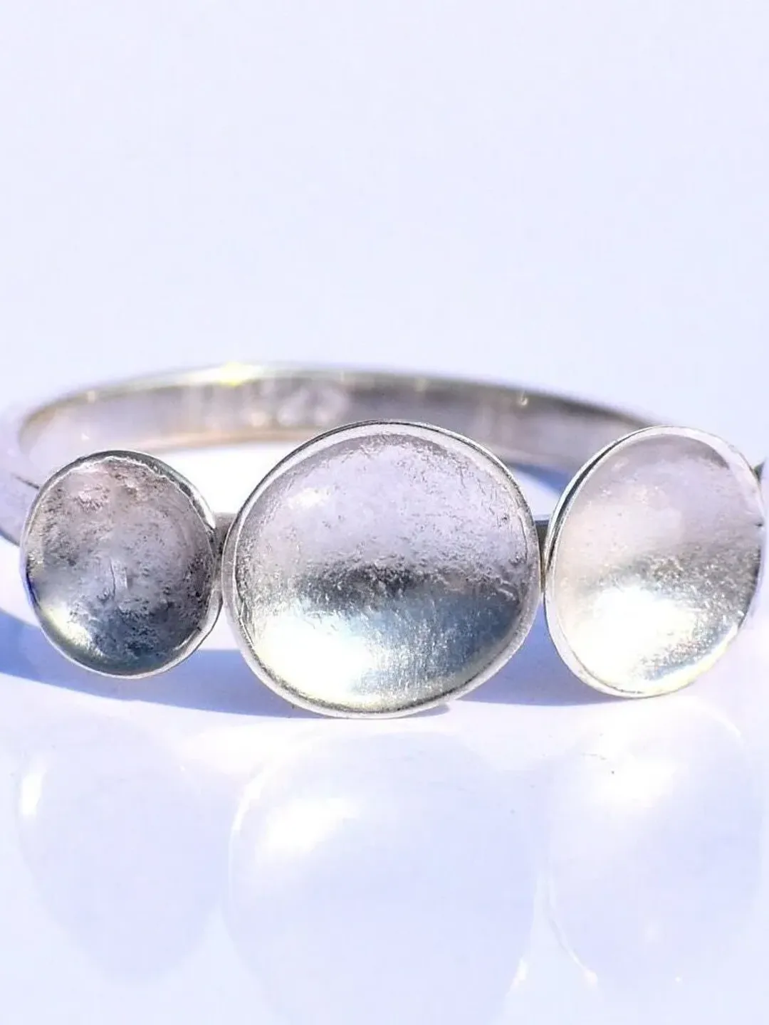 Silver Circle Ring, 925 Silver Ring, Handmade Ring, Dainty Ring, Bohemian Ring, Anniversary Gift, Stacking Ring, Boho Ring, Gift For Women