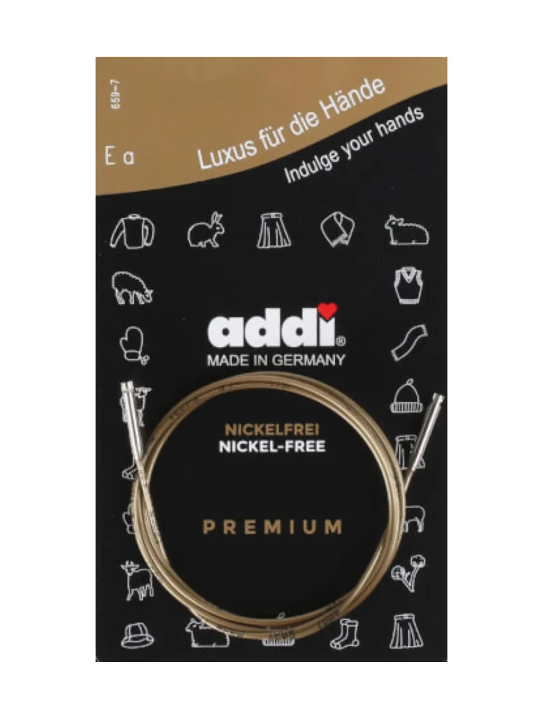 Interchangeable Addi Click Basic cables for Addi Click Basic needles ...