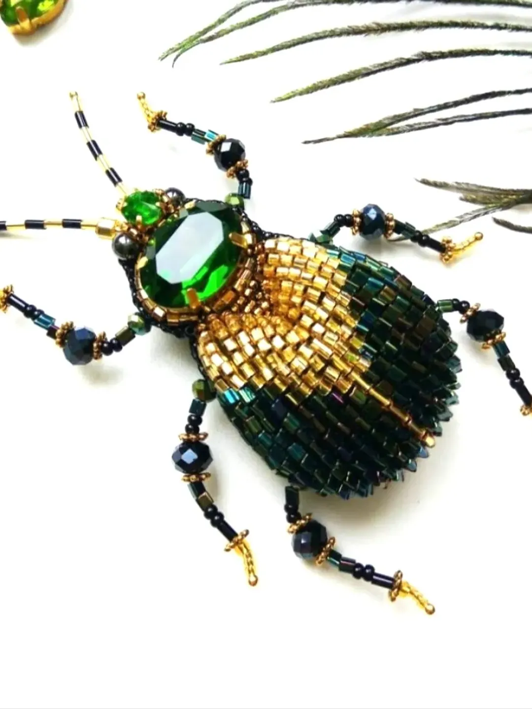 Beaded insect brooch, insect pin, mooth brooch, butterfly brooch, bug pin, bee brooch, bug brooch, insects, madam toto