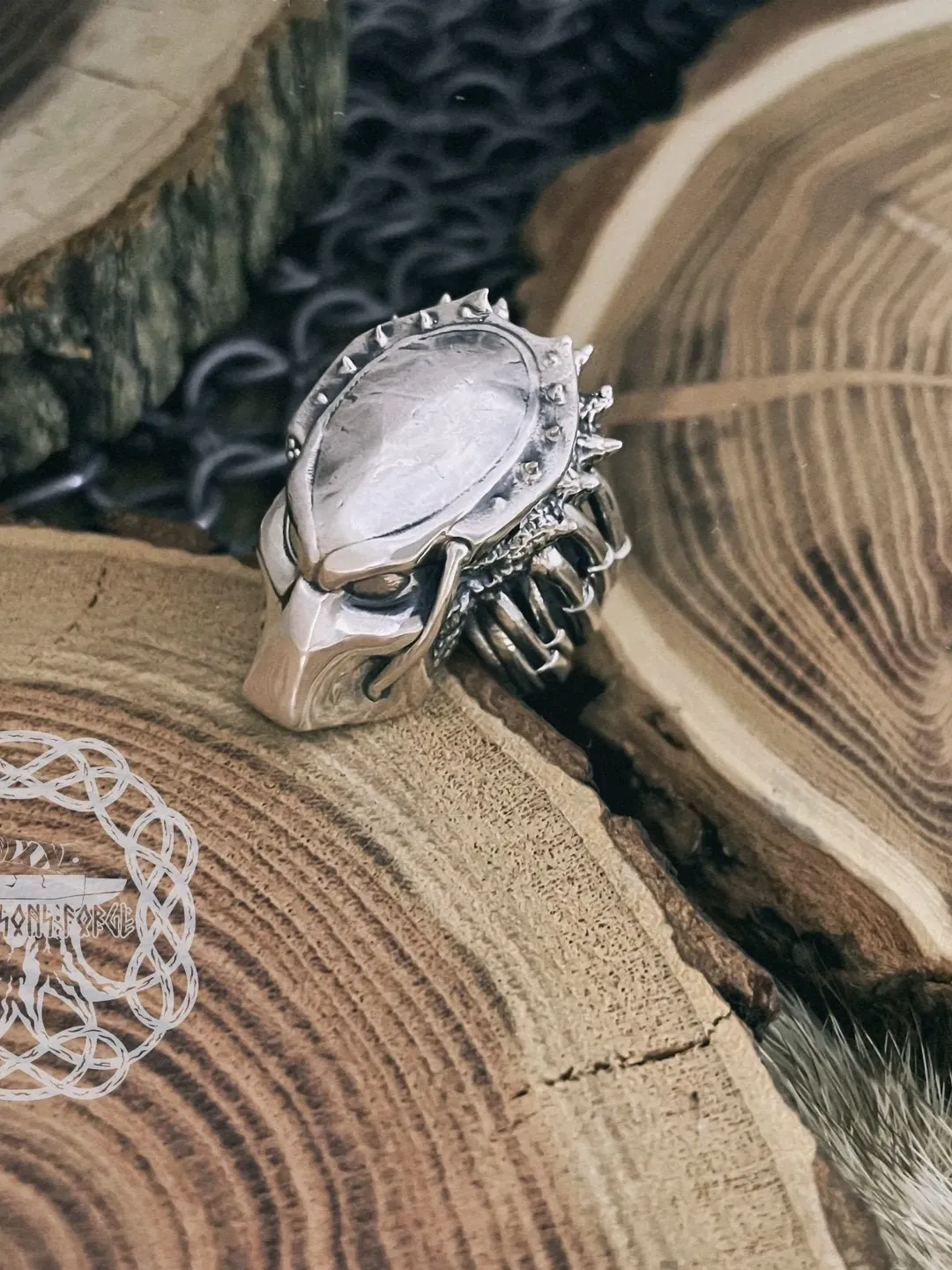 Predator ring, Predator Mask Ring, Alien Ring, Sterling Silver Predator Ring, Predator Jewelry
