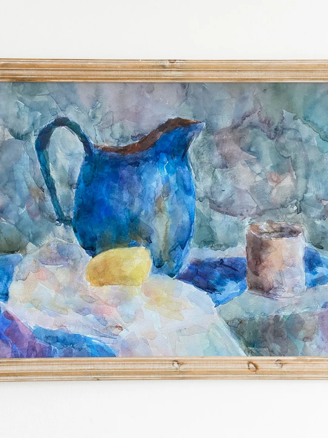 Still life original painting watercolor art fruit painting impressionism