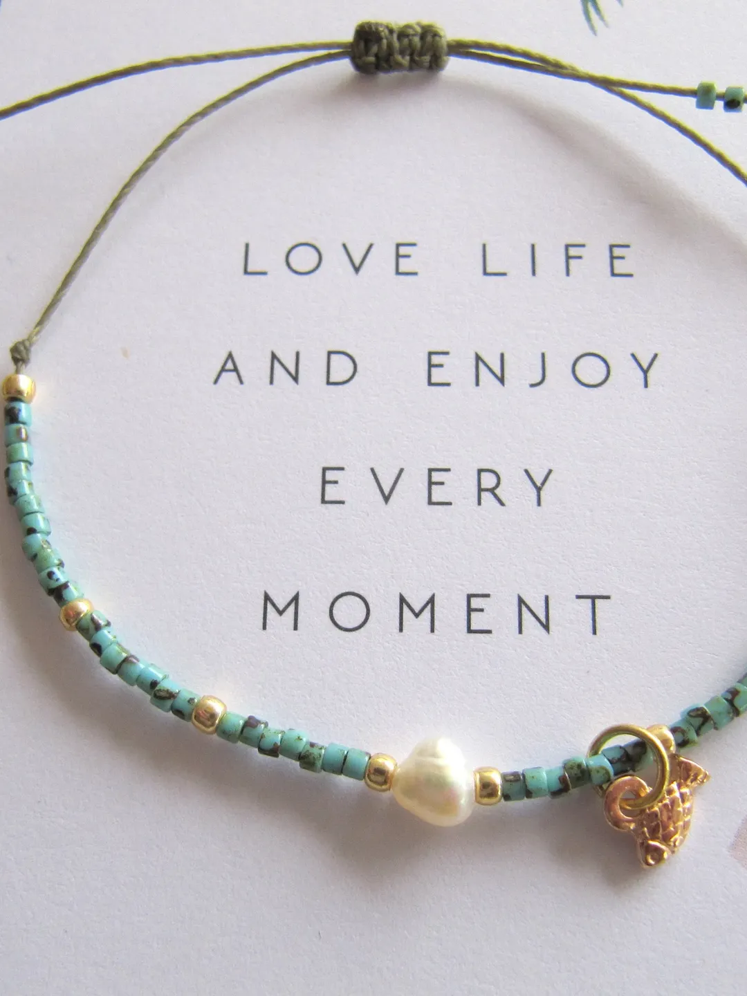 Miyuki bracelet and  gift Card/Dainty & Beaded Tiny beads/Miyuki bracelet,  friendship bracelet with freshwater pearl, Miyuki bracelets