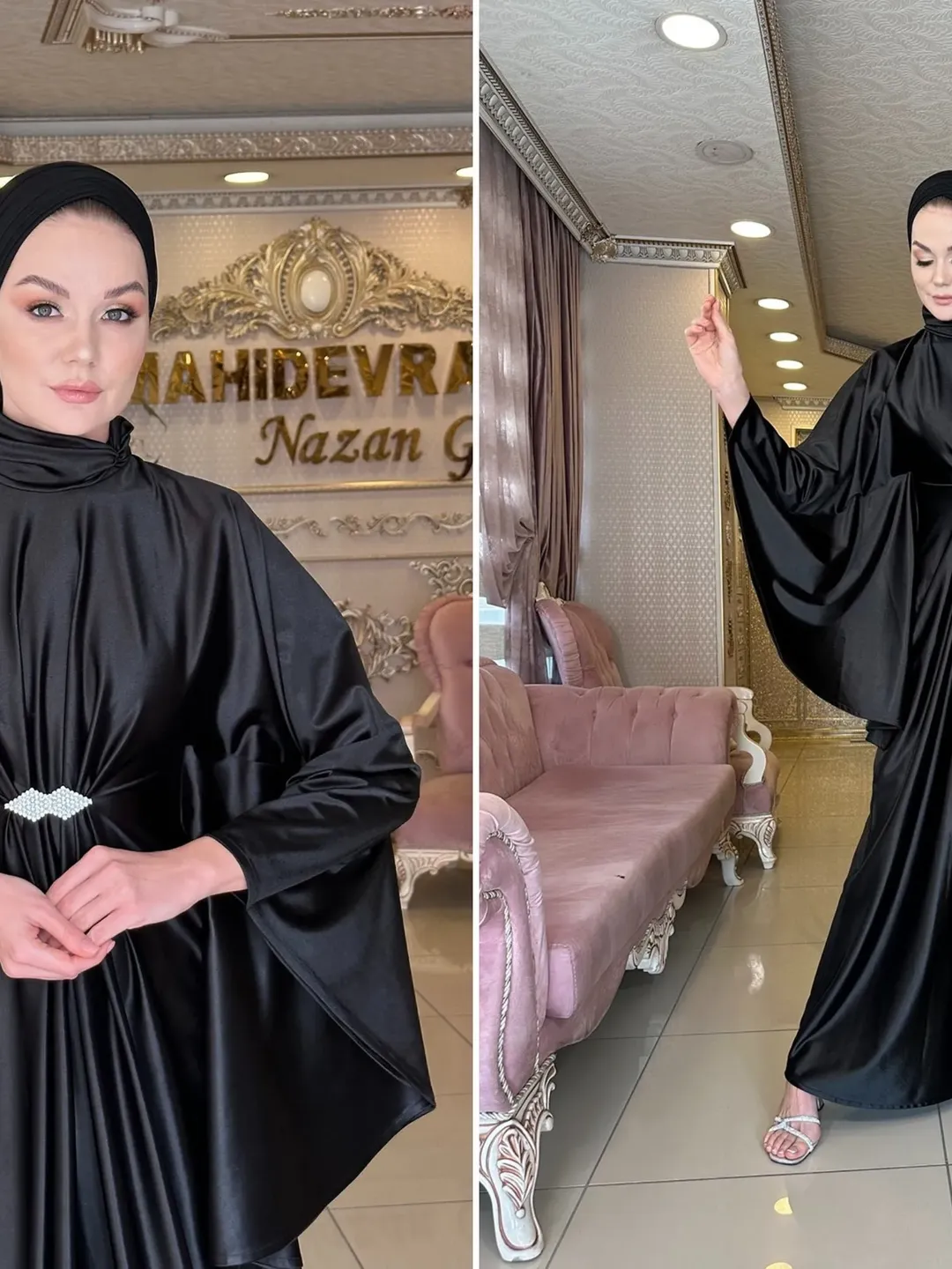 AHUNARE HIJAB - Wedding Dress, Muslim Evening Gown, Nikah, Islamic Wedding, Engagement, Bridesmaid