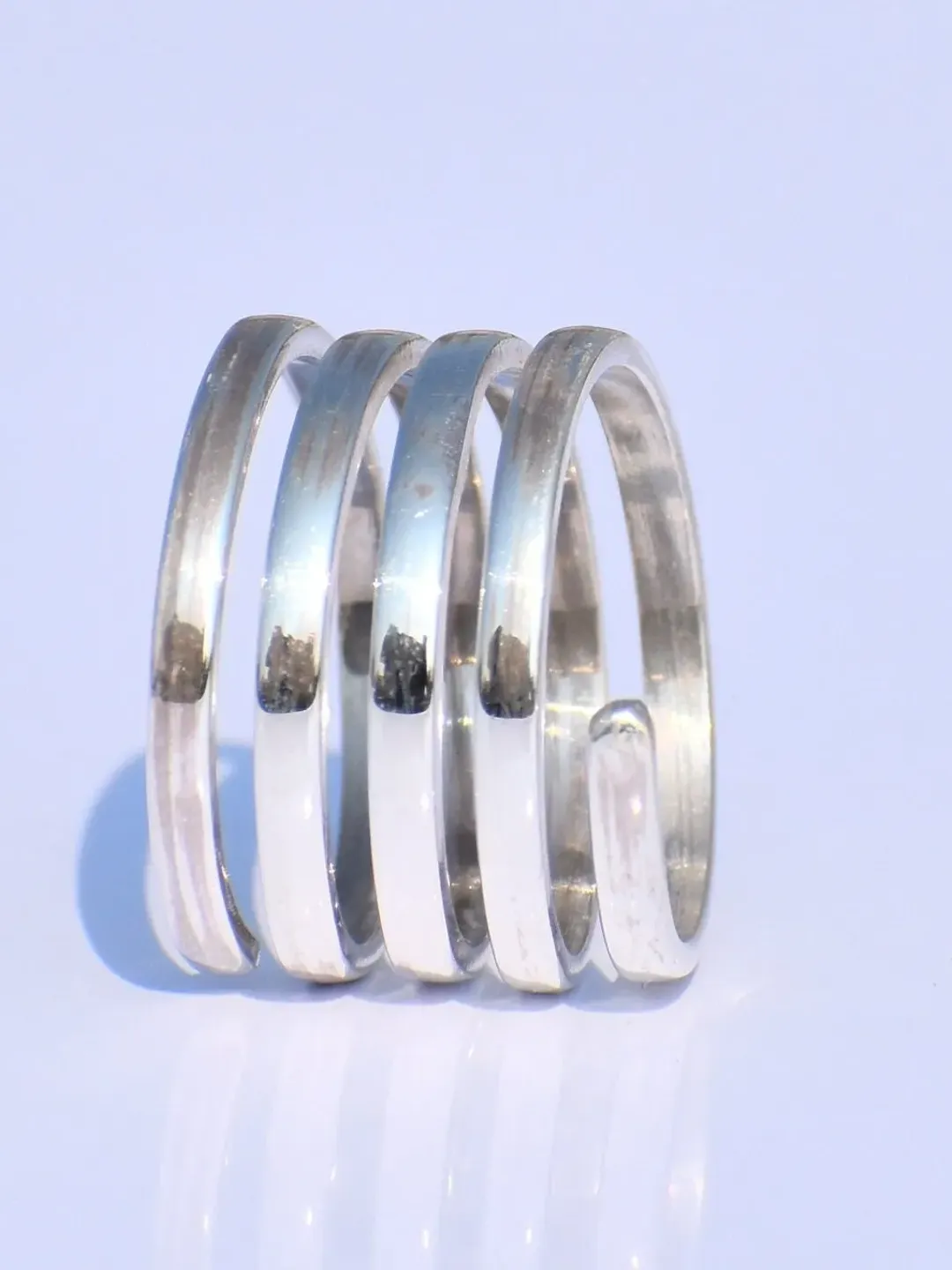 Spiral Ring, 925 Silver Ring, Handmade Ring, Chunky Ring, Band Ring, Adjustable Ring, Swirl Ring, Unisex Ring, Wedding Gift, Ring For Women